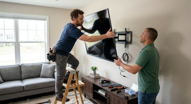Bedroom Tv Mounting in Wilmington, NC